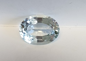 Aigue-marine bleu ciel naturel 2,00 carats taille ovale, pierre précieuse en vrac, pierre de naissance de mars, pour la fabrication de bijoux, vente en gros, fait main, tiers - Product Image 5