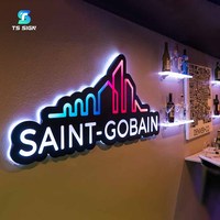 Letras de Canal Acrílicas 3D Retroiluminadas Personalizadas para Negocios, Letreros Luminosos con Nombre de Empresa para Identidad de Marca en Fachadas