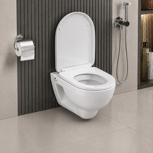 Inodoro Moderno de Una Pieza con Descarga Tornado, de Cerámica, para Colgar en la Pared, para Hogar, Hotel, Villa, Apartamento, Escuela, de Lujo - Product Image 2