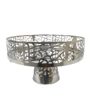 Support à gâteau moderne en bois à bas prix avec finition émaillée et couvercle décoratif en forme de dôme, idéal pour les gâteaux de mariage et de Noël - Product Image 6