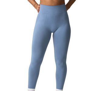 Wholesale Custom Women Soft Stretch Yoga <b>Leggings</b> OEM ODM High Waist Slim Fit Fitness Pants <b>Seamless</b> Activewear Manufacturer - Product Image 3