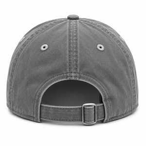 Gorra de Béisbol Gris de 6 Paneles, Ajustable, de Algodón Lavado, con Logotipo Bordado, Unisex, Casual - Product Image 2