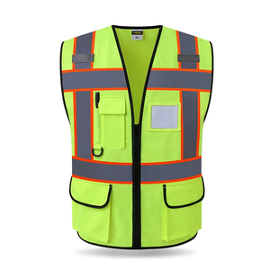 Custom High Visibility <b>Reflective</b> Vest Safety <b>Jacket</b> for Motorcycle <b>Cycling</b> Construction Outdoor Workwear - Product Image 4