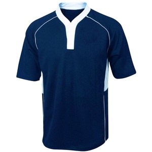 Camiseta personalizada de rugby para hombre, camiseta de manga corta con cuello redondo, ropa deportiva de secado rápido Anti-UV para adultos, tallas para uso deportivo - Product Image 1