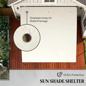 ศาลาพักผ่อนกลางแจ้งพร้อมหลังคาบังแดดและศาลาทรงหกเหลี่ยมสำหรับรับเงาและพักผ่อน - Product Image 4