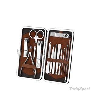 Kit Profesional de Manicura y Pedicura de Acero Inoxidable de Lujo, Mango Cómodo, 7 en 1 Herramientas, Cortaúñas, Cortacutículas, Estuche Individual, Belleza - Product Image 2