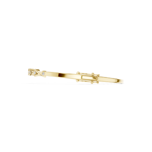 Yellow Gold Diamond X Pattern <b>Bangle</b> <b>Bracelet</b> for Women Elegant Hinged Cuff <b>Bracelet</b> Luxury Fashion Jewelry Gift Wholesale - Product Image 5