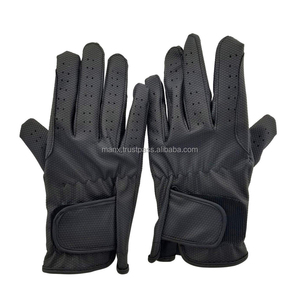 Guantes de cuero para montar a caballo, guantes de carreras ecuestres de invierno, deportes al aire libre para chicas jóvenes, perfectos para montar, guantes de montar - Product Image 6