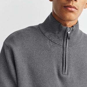 เสื้อสเวตเชิ้ตพรีเมียมผู้ชายแบบซิป ¼ ตัว ผ้าฟลีซนุ่ม อุ่นสบาย เหมาะสำหรับใส่ลำลองในฤดูหนาว ใส่ได้ทุกวัน - Product Image 5