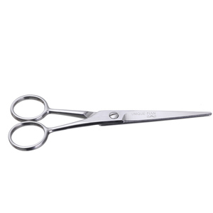 Barber <b>Scissors</b> Sharp Stainless Steel Curved Blade Right-Handed Professional Hair Cutting Shears <b>For</b> Custom Made High Tensile - Product Image 2