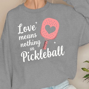 L'amour ne signifie rien dans les sweatshirts pour femmes Pickleball - Product Image 2