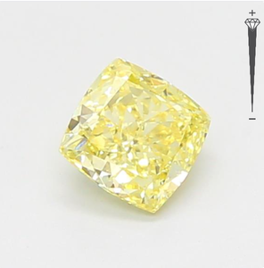 Diamante Cultivado en Laboratorio con Certificado IGI, Corte Cojín de 8.02 CT, Color Amarillo Intenso, Claridad VS1, Número de Certificado 683581802 ROYAL GEMS - Product Image 4