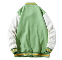 Veste universitaire personnalisée OEM avec broderie de patchs en chenille, manteau unisexe style Letterman pour marques de mode et vente en gros