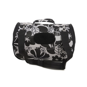 Transportadora de Mascotas Yommy, Diseño Floral Pequeño para Viajes, 37x22x20cm - Product Image 1