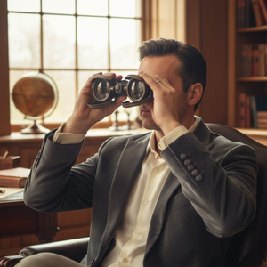 Hot Wholesale Vintage Brass Binoculars Telescope with Wooden <b>Storage</b> <b>Box</b> | High Quality Nautical Gift Collectible Antique Style - Product Image 2
