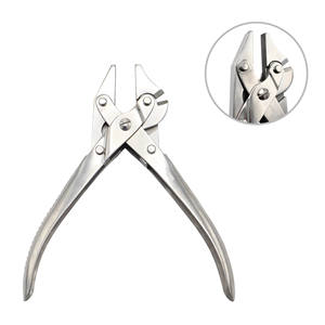 Pince à os plate manuelle en acier inoxydable de haute qualité, coupe-fil chirurgical Kirschner, certifiée CE - Product Image 1