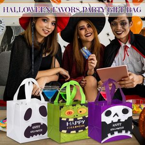 Sacchetti Multifunzionali in TNT per Feste di Halloween, con Manici per Dolcetti e Regali - Product Image 3