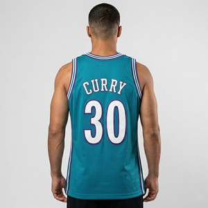 Camiseta de Baloncesto Personalizada al por Mayor, Estilo Retro Vintage de los 90, Color Verde Azulado, Transpirable, de Malla, para Hombre - Product Image 4