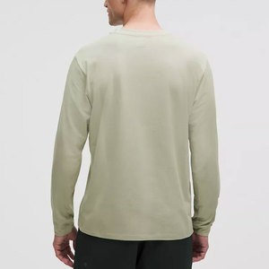 Camiseta de Hombre de Manga Larga con Costuras Duraderas y Tacto Suave, Diseño Clásico, Estilo Urbano para el Día a Día con Calidad Duradera - Product Image 3