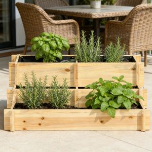 Vaso per Piante da Interno Autoirrigante Extra Large, Modello Ins, Fioriera da Giardino, Vasi Grandi per Uso Interno ed Esterno - Product Image 1