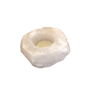 Support de bougie en pierre naturelle sculptée à la main en jade blanc, pierre précieuse d'agate, guérison, vente en gros - Product Image 6