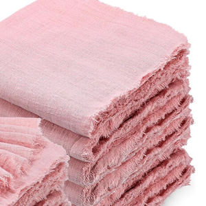 Serviette de table carrée 60x60cm en coton 100% teint uni, faite à la main, logo personnalisé, OEM, vente en gros, pour mariage, dîner, fabricant en gros - Product Image 3