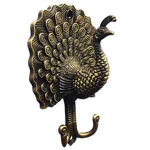 New Decorative Bird Shaped Black Powder Coated Finished Aluminium Hook For Lawn Organizer For Gifting Purpose For Key Organizer - Product Image 3