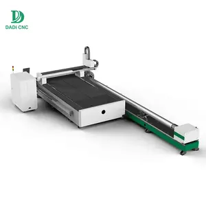 DADI CNC באיכות הטובה ביותר 3kw Cnc מכונת חיתוך לייזר לצינור וצלחת ברזל צלחת סיבי לייזר מכונת חיתוך מחיר