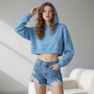 เสื้อสเวตเชิ้ตแฟชั่นผู้หญิงสำหรับฤดูหนาว แบบมีฮู้ดสองชั้น ผ้ากำมะหยี่ พิมพ์ลาย สไตล์สตรีทแวร์ ลำลอง ใส่สบาย - Product Image 4