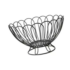 High Quality Vintage Luxury Metal Iron <b>Wire</b> Fruit <b>Basket</b> Eco-Friendly Customizable Color Size Space Saving for Kitchen Tabletop - Product Image 2
