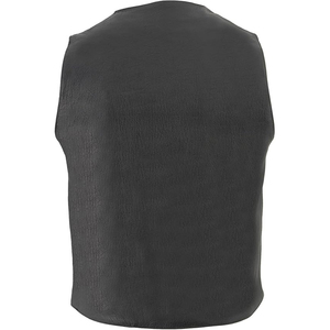 Chaleco de Cuero Genuino Samroz Sports para Hombre, Cuello en V, Cierre de Cremallera, Transpirable, Ajuste Personalizado, Ropa Exterior Informal de Algodón - Product Image 2