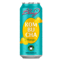 Tren Terbaru OEM ODM Label Pribadi 250ml/330ml Jus Buah Rasa Alami Mangga Kombucha Jeruk Vanila Puree Kaleng (Dalam Kemasan Kaleng)