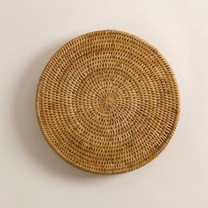 Mantel individual redondo de ratán tejido a mano, color personalizado, ecológico, para comedor y decoración del hogar, de Vietnam. - Product Image 4