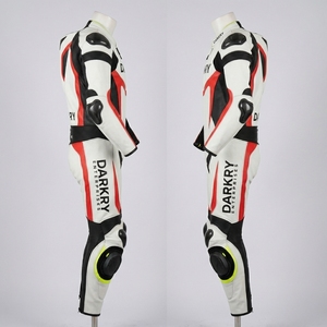 Combinaison de course moto personnalisée en cuir OEM, équipement de moto en gros, vêtements de protection pour la piste, cuir de vachette perforé - Product Image 3