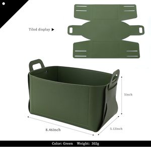 Organisateur de table en cuir pour homme : porte-monnaie, montre, téléphone, pièces de monnaie – Rangement de bureau, organiseur de chevet, idéal pour les voyages - Product Image 6