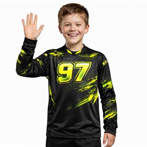 เสื้อเจอร์ซีย์โมโตครอส MX พิมพ์ลายตามสั่งสำหรับผู้ใหญ่ แขนยาว สำหรับแข่งรถ ATV มอเตอร์ไซค์ กีฬา แห้งเร็ว ระบายอากาศได้ดี - Product Image 3