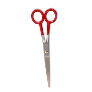 Ciseaux de coiffure professionnels allemands en acier inoxydable, poignée rouge, tranchants, COBECO INSTRUMENTS, pour gauchers, 30 dents - Product Image 6