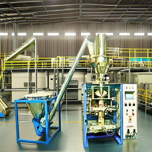 เครื่องบรรจุผงแบบอัตโนมัติชนิดเซอร์โวออเกอร์ฟิลเลอร์ สำหรับบรรจุแป้งข้าวสาลีและผงทุกชนิด บรรจุภัณฑ์แบบซอง 1 กก. เครื่องบรรจุผงแบบซอง เครื่องบรรจุผงแห้ง - Product Image 2