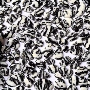 Cabujón de Jaspe Zebra Natural de Alta Calidad, Hermosa Piedra Preciosa Suelta en Venta, Piedra de Jaspe Hecha a Mano con Calidad Increíble - Product Image 1