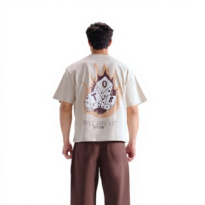 เสื้อยืดคอกลมแขนสั้นผ้าฝ้าย 100% เนื้อนุ่มสำหรับผู้ชาย พิมพ์ลายโลโก้ด้านหน้า สวมใส่สบายๆ ในฤดูร้อน ทรงปกติ - Product Image 6
