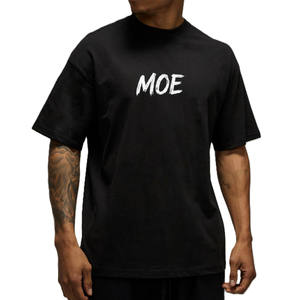 Plain Cotton basic boxy Streetwear Tee with Custom Chest Logo Crew Neck <b>Men</b>’s T-<b>Shirt</b> for OEM Private Label Wholesale Supply - Product Image 1