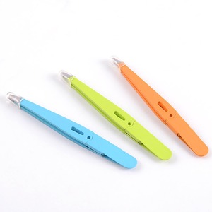 Most Demanded Eyebrow Tweezers Soldering Eyelash Hair Beauty Professional Clip Depilatory Puller Titanium <b>Makeup</b> <b>Tool</b> For Men - Product Image 3