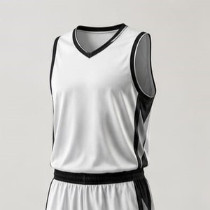 Camiseta de Baloncesto Morada con Rayas Doradas, Sin Mangas, Cuello en V, Absorbe la Humedad, Poliéster, Ajuste Atlético, Unisex, Adulto, Todas las Temporadas - Product Image 4