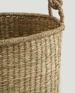 Oval Seagrass Basket Handmade Storage Basket Wholesale eco-friendly Made in Viet Nam - Product Image 3