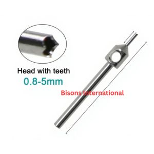 Bisons International Wholesale Manual Medical Orthopedic Set Hair Transplant Punch Serrated Serrated FUE Punch Follicle - Product Image 5