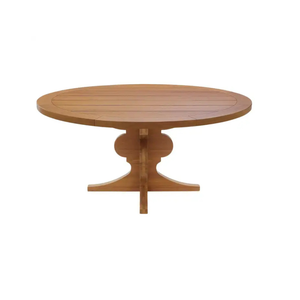 Luxury Teak Outdoor Dining Set <b>Round</b> <b>Table</b> <b>with</b> <b>4</b> Rope <b>Chairs</b> Solid Wood Garden Patio Resort Hotel Villa Furniture - Product Image 3