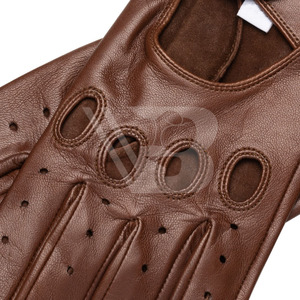 Mitaines de conduite thermiques en cuir respirant pour hommes, nouvelle collection printemps-été 2026, compatibles écran tactile, non doublées, du Pakistan, pour les voyages hivernaux - Product Image 3