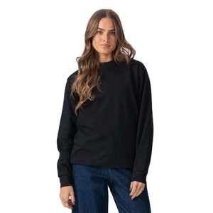 Sudadera de Cuello Redondo para Mujer Más Vendida, Sudadera Clásica de Color Sólido para Invierno, Ropa Casual, Ropa de Calle y Comodidad Diaria - Product Image 1
