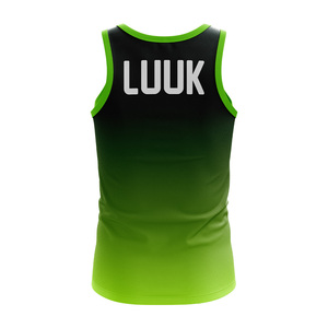 Men's Sublimation Tank Top Custom Athletic Gym Vest Lightweight Breathable <b>Running</b> Workout Training <b>Singlet</b> OEM ODM - Product Image 6