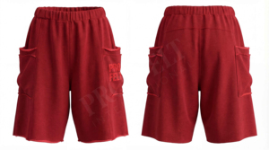 Pantalones Cortos Cargo Personalizados con Parches, Diseño de Logotipo Impreso, Estilo Vintage, Cintura Alta, Secado Rápido, Transpirables y Cómodos para Verano - Product Image 6